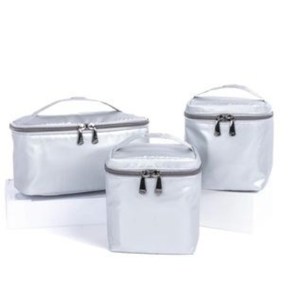 NWT Lug Dolly Short SE and 2 Box Top Cases Metallic Silver - Picture 2 of 2